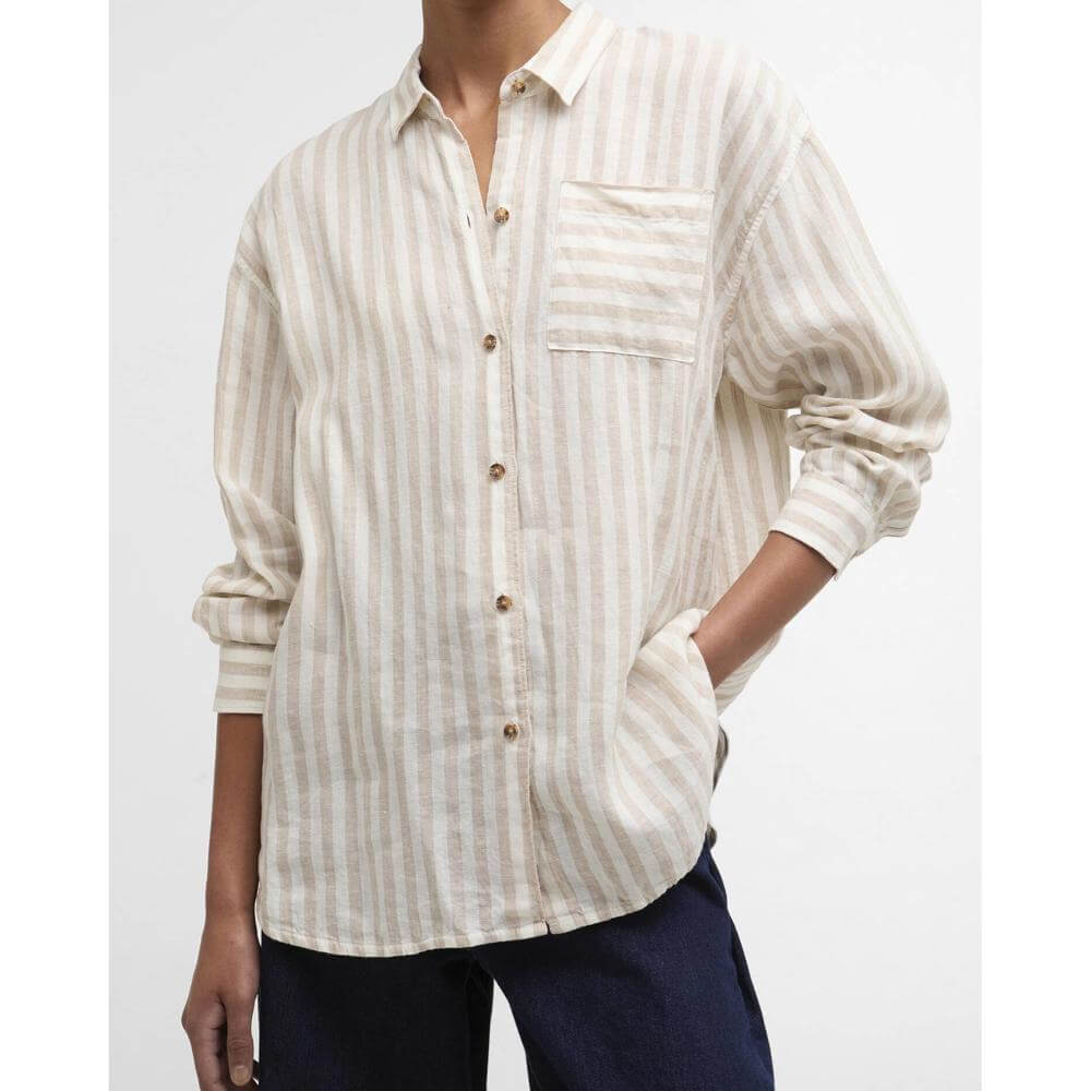 Barbour Annie Striped Linen Shirt